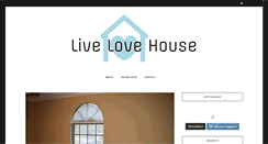 Desktop Screenshot of livelovehouse.com